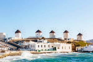 London to Santorini